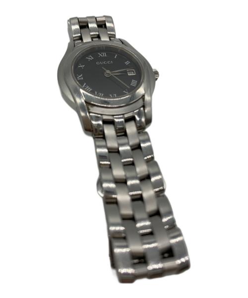 GUCCI（グッチ）GUCCI (グッチ) GUCCI　リストウォッチ ブラックの古着・服飾アイテム