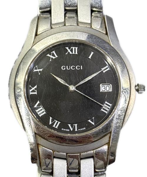 GUCCI（グッチ）GUCCI (グッチ) 腕時計 ブラックの古着・服飾アイテム