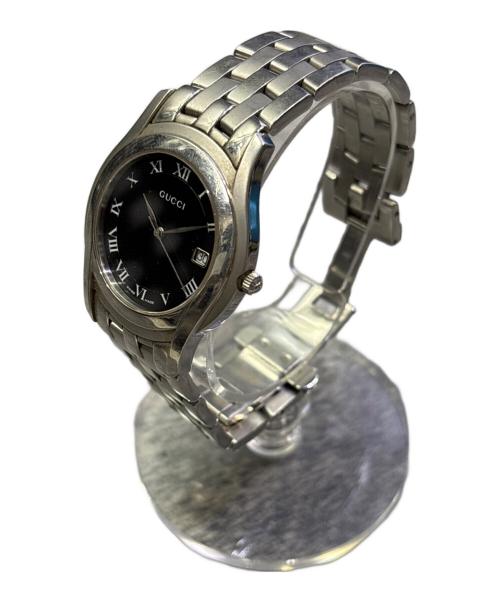 GUCCI（グッチ）GUCCI (グッチ) 腕時計 ブラックの古着・服飾アイテム