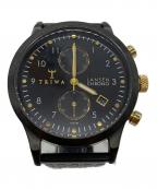 TRIWAトリワ）の古着「triwa lansen chrono 3 腕時計」｜ブラック