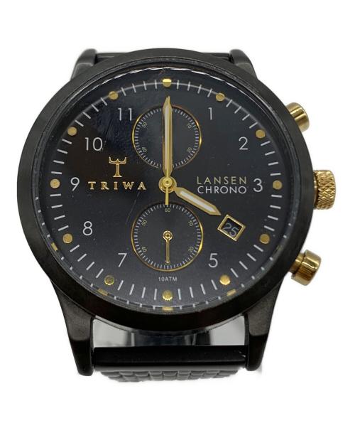 TRIWA（トリワ）triwa (トリワ) triwa lansen chrono 3 腕時計 ブラックの古着・服飾アイテム