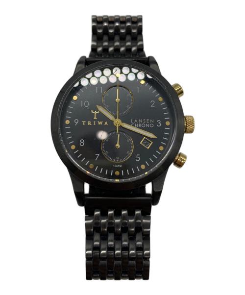 TRIWA（トリワ）triwa (トリワ) triwa lansen chrono 3 腕時計 ブラックの古着・服飾アイテム