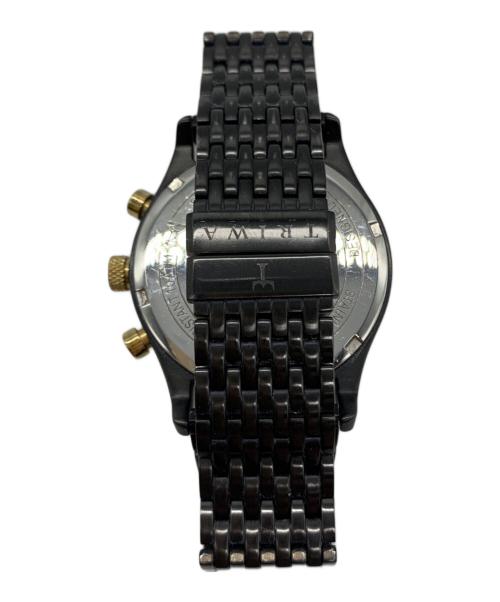 TRIWA（トリワ）triwa (トリワ) triwa lansen chrono 3 腕時計 ブラックの古着・服飾アイテム