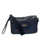 COACHコーチ）の古着「COACH　ショルダーバッグ」｜ネイビー