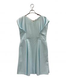 Maglie par ef-de（マーリエ パー エフデ）の古着「Maglie par ef-de　ノースリーブワンピース」｜スカイブルー