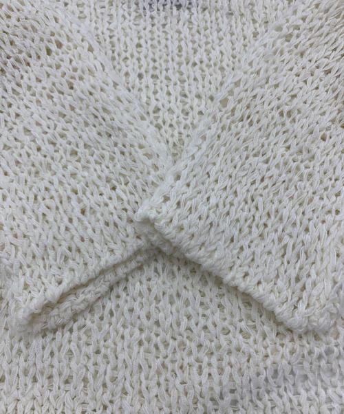 SLOBE IENA（スローブ イエナ）SLOBE IENA (スローブ イエナ) SLOBE IENA　薄手ニット ホワイト サイズ:FREE 未使用品の古着・服飾アイテム