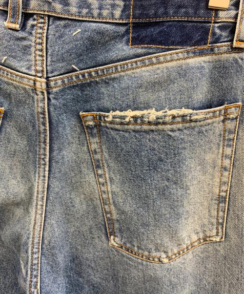 Maison Margiela（メゾンマルジェラ）Maison Margiela (メゾンマルジェラ) Maison Margiela　ストレートレッグジーンズ インディゴ サイズ:W25の古着・服飾アイテム