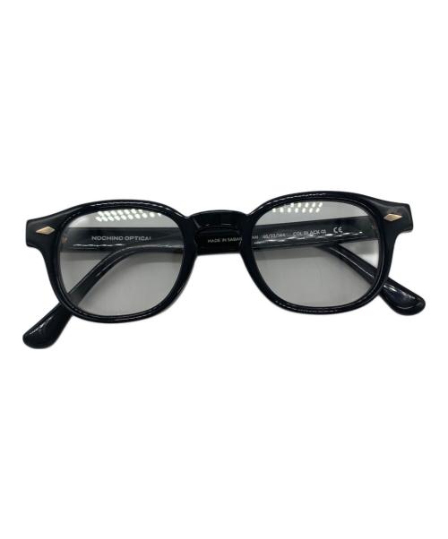 NOCHINO OPTICAL（ノチノオプティカル）nochino optical (ノチノオプティカル) nochino optical　アイウェア ブラック サイズ:46/23/144の古着・服飾アイテム