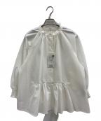 SHIPS anyシップスエニィ）の古着「SHIPS any　長袖チュニックブラウス」｜オフホワイト