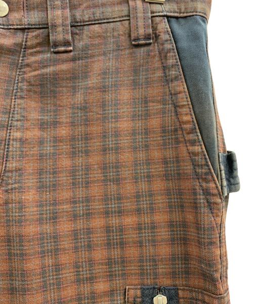 NEIGHBORHOOD（ネイバーフッド）NEIGHBORHOOD (ネイバーフッド) NEIGHBORHOOD　パンツ ブラウン×ブラック サイズ:Sの古着・服飾アイテム