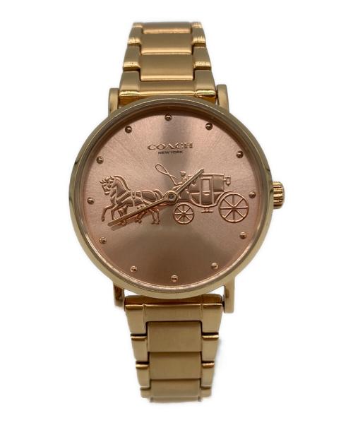 COACH（コーチ）COACH (コーチ) COACH リストウォッチ ピンクゴールドの古着・服飾アイテム