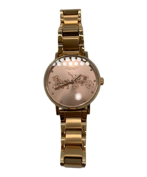 COACH（コーチ）COACH (コーチ) COACH リストウォッチ ピンクゴールドの古着・服飾アイテム