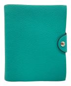 HERMESエルメス）の古着「HERMES　手帳カバー」｜グリーン