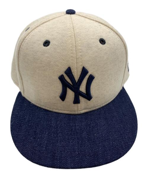 New Era（ニューエラ）New Era (ニューエラ) New Era　キャップ ネイビー×アイボリー 未使用品の古着・服飾アイテム