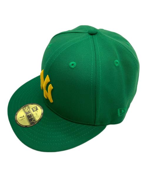 New Era（ニューエラ）New Era (ニューエラ) New Era　キャップ グリーン×イエロー 未使用品の古着・服飾アイテム