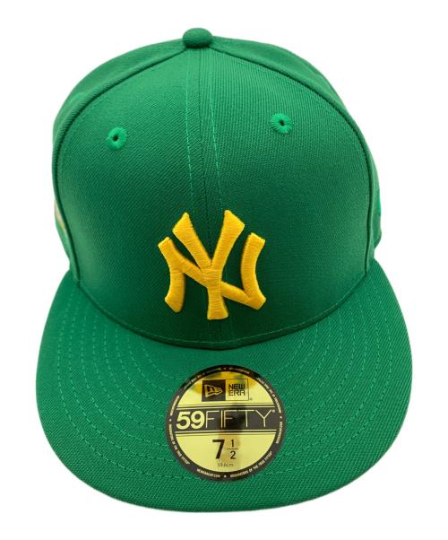 New Era（ニューエラ）New Era (ニューエラ) New Era　キャップ グリーン×イエロー 未使用品の古着・服飾アイテム