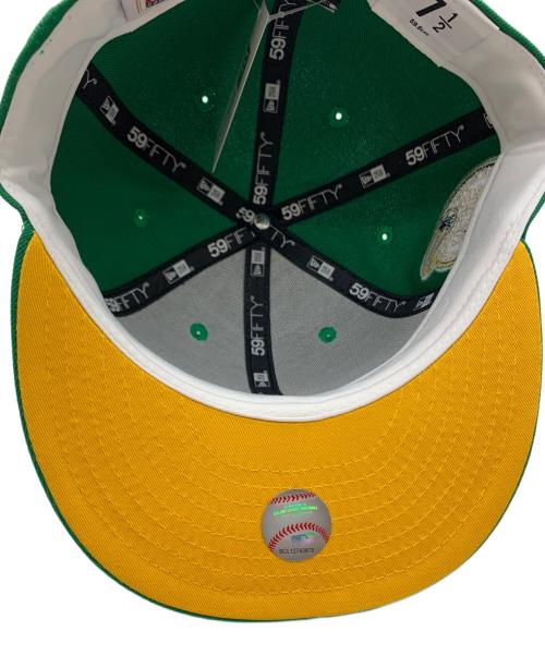 New Era（ニューエラ）New Era (ニューエラ) New Era　キャップ グリーン×イエロー 未使用品の古着・服飾アイテム