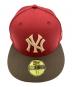 中古・古着 New Era (ニューエラ) New Era　キャップ レッド×ブラウン：6000円
