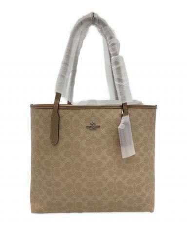 中古・古着通販】COACH (コーチ) COACH トートバッグ ベージュ 未使用