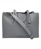 COACHコーチ）の古着「COACH　2WAYトートバッグ」｜スカイブルー