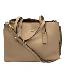 COACH（コーチ）の古着「COACH　2WAYバッグ」｜ベージュ