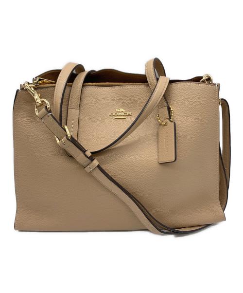 COACH（コーチ）COACH (コーチ) COACH　2WAYバッグ ベージュの古着・服飾アイテム