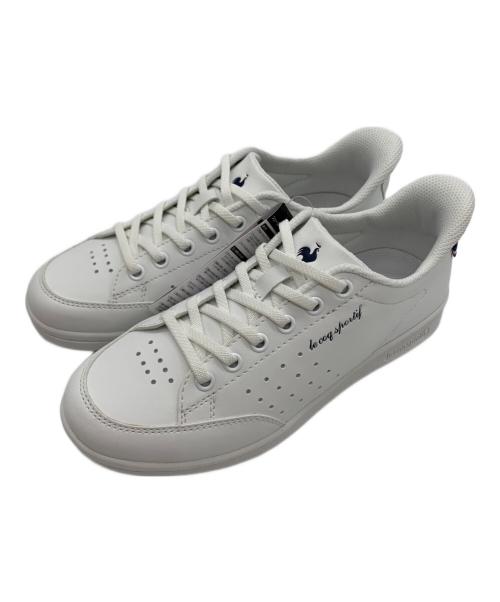 le coq sportif（ルコックスポルティフ）le coq sportif (ルコックスポルティフ) ラ ローラン SI ホワイト サイズ:23.5 未使用品の古着・服飾アイテム
