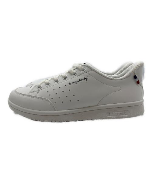 le coq sportif（ルコックスポルティフ）le coq sportif (ルコックスポルティフ) ラ ローラン SI ホワイト サイズ:23.5 未使用品の古着・服飾アイテム