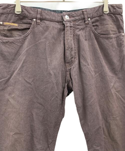 LOUIS VUITTON（ルイ ヴィトン）LOUIS VUITTON (ルイ ヴィトン) LOUIS VUITTON　パンツ ブラウン サイズ:Sの古着・服飾アイテム