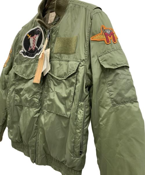 AVIREX（アヴィレックス）AVIREX (アヴィレックス) AVIREX フライトジャケット オリーブ×ブラック サイズ:Mの古着・服飾アイテム