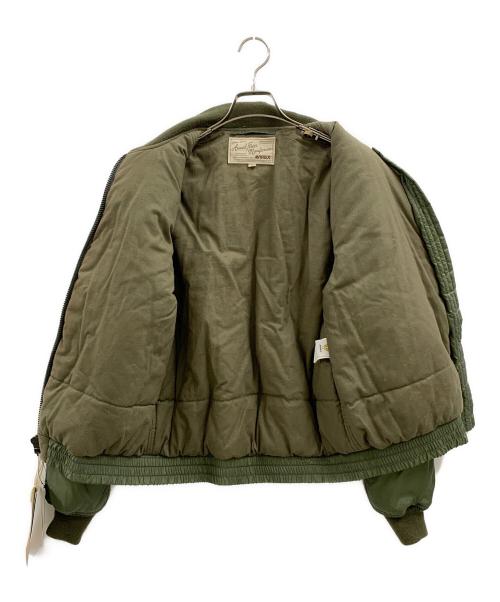 AVIREX（アヴィレックス）AVIREX (アヴィレックス) AVIREX フライトジャケット オリーブ×ブラック サイズ:Mの古着・服飾アイテム