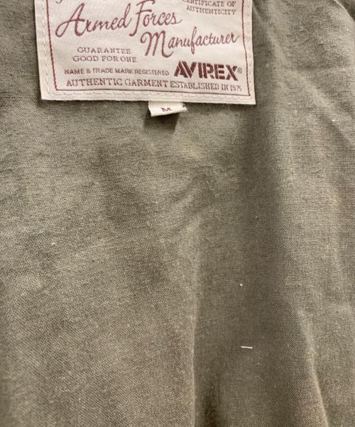 AVIREX（アヴィレックス）AVIREX (アヴィレックス) AVIREX フライトジャケット オリーブ×ブラック サイズ:Mの古着・服飾アイテム