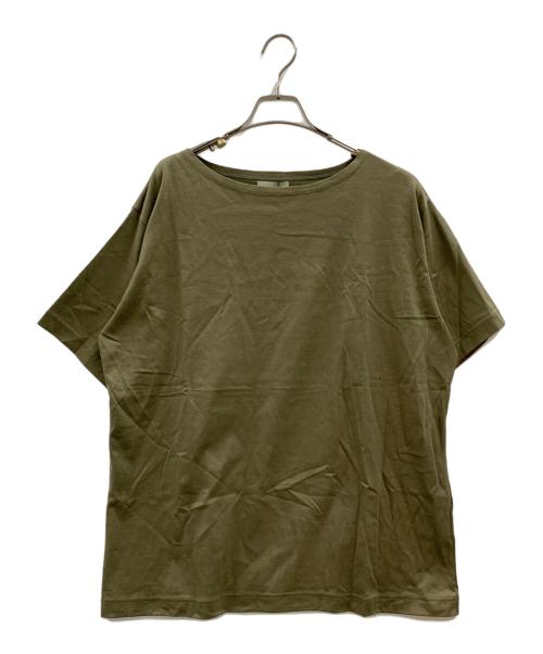 FACTOTUM（ファクトタム）FACTOTUM (ファクトタム) FACTOTUM　Tシャツ グリーン×ブラウン サイズ:48 未使用品の古着・服飾アイテム