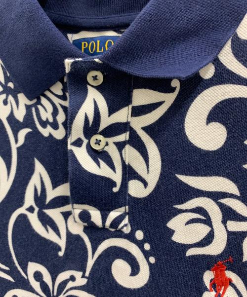 POLO RALPH LAUREN（ポロ・ラルフローレン）POLO RALPH LAUREN (ポロ・ラルフローレン) POLO RALPH LAUREN　ポロシャツ ネイビー×ホワイト サイズ:Sの古着・服飾アイテム