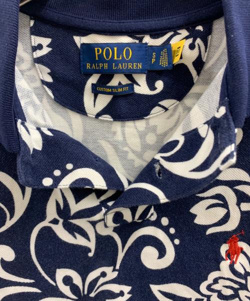 POLO RALPH LAUREN（ポロ・ラルフローレン）POLO RALPH LAUREN (ポロ・ラルフローレン) POLO RALPH LAUREN　ポロシャツ ネイビー×ホワイト サイズ:Sの古着・服飾アイテム