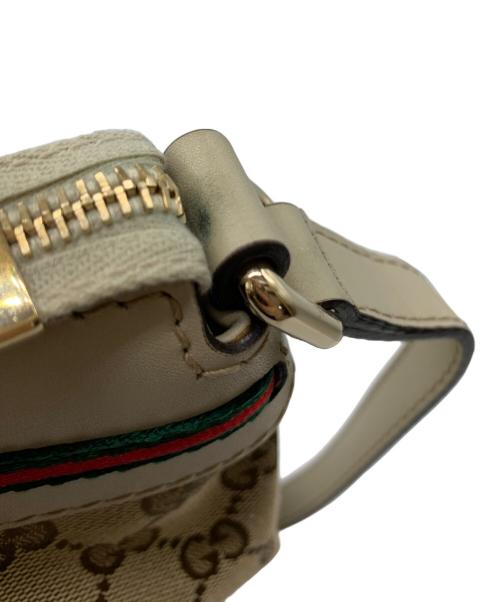 GUCCI（グッチ）GUCCI (グッチ) GUCCI　ショルダーバッグ ブラウン×ベージュの古着・服飾アイテム