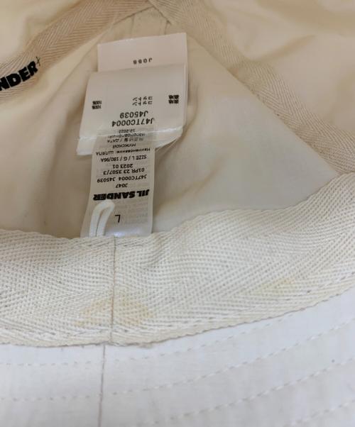 JIL SANDER+（ジルサンダープラス）JIL SANDER+ (ジルサンダープラス) JIL SANDER+ ハット ベージュ サイズ:Lの古着・服飾アイテム
