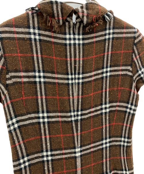 BURBERRY LONDON（バーバリーロンドン）BURBERRY LONDON (バーバリーロンドン) BURBERRY LONDON　ノースリーブワンピース ブラウン サイズ:Lの古着・服飾アイテム