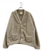REMI RELIEFレミレリーフ）の古着「REMI RELIEF　フリースジャケット」｜ベージュ