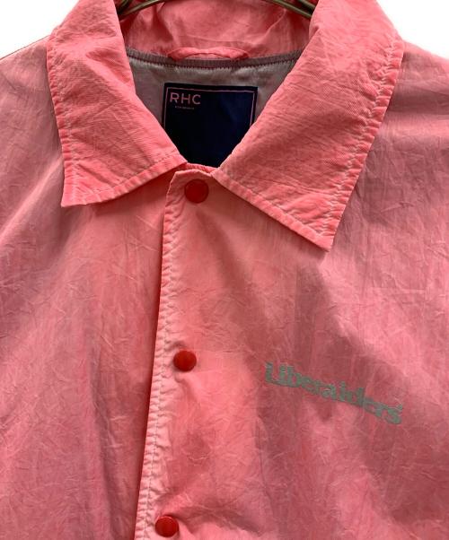 RHC Ron Herman（アールエイチシー ロンハーマン）RHC Ron Herman (アールエイチシー ロンハーマン) Liberaiders (リベレイダース) RHC Ron Herman　コーチジャケット ピンク サイズ:Mの古着・服飾アイテム