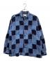 CAL O LINE（キャルオーライン）の古着「CAL O LINE　パッチワークシャツジャケット」｜ブルー×ネイビー