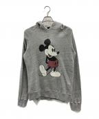 R.H.Vintage×DISNEYロンハーマン・ヴィンテージ×ディズニー）の古着「R.H.Vintage　プルオーバーパーカー」｜グレー