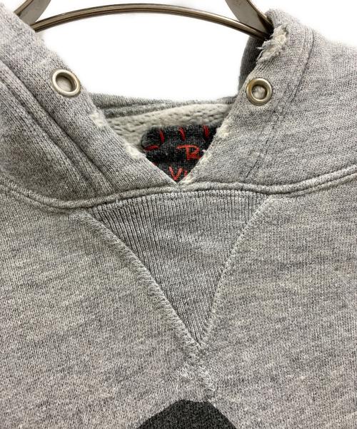 R.H.Vintage（ロンハーマン・ヴィンテージ）R.H.Vintage (ロンハーマン・ヴィンテージ) Disney (ディズニー) R.H.Vintage　プルオーバーパーカー グレー サイズ:Sの古着・服飾アイテム