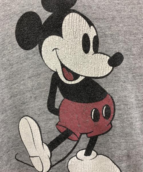 R.H.Vintage（ロンハーマン・ヴィンテージ）R.H.Vintage (ロンハーマン・ヴィンテージ) Disney (ディズニー) R.H.Vintage　プルオーバーパーカー グレー サイズ:Sの古着・服飾アイテム
