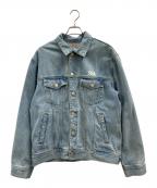 GUESS JEANS×WIND AND SEAゲス ジーンズ×ウィンダンシー）の古着「GUESS jeans　デニムジャケット」｜インディゴ