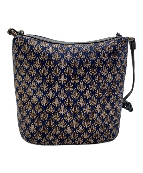 印傳屋（インデンヤ）印傳屋 (インデンヤ) 印傳屋（インデンヤ）ワンショルダーバッグ ネイビーの古着・服飾アイテム