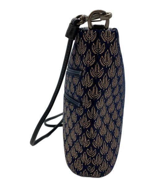 印傳屋（インデンヤ）印傳屋 (インデンヤ) 印傳屋（インデンヤ）ワンショルダーバッグ ネイビーの古着・服飾アイテム