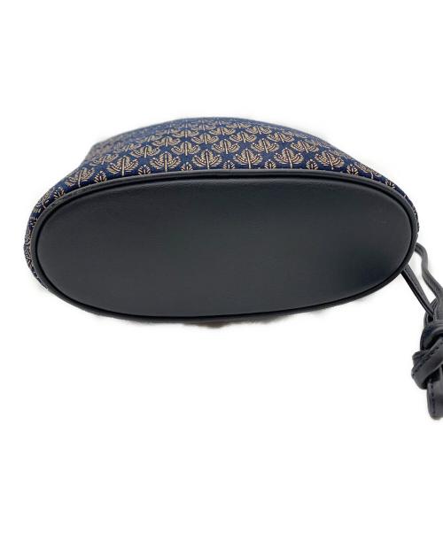 印傳屋（インデンヤ）印傳屋 (インデンヤ) 印傳屋（インデンヤ）ワンショルダーバッグ ネイビーの古着・服飾アイテム