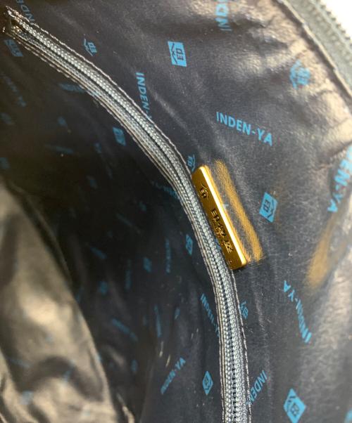 印傳屋（インデンヤ）印傳屋 (インデンヤ) 印傳屋（インデンヤ）ワンショルダーバッグ ネイビーの古着・服飾アイテム