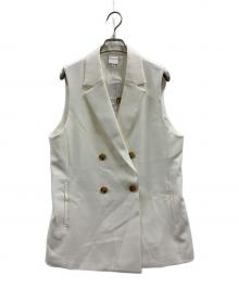 EMMA JAMES（エマジェイムス）の古着「EMMA JAMES　ジレ」｜ホワイト